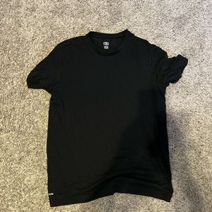 Plain black short sleeve